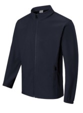 Mens Softshell Jacket-Navy LHB E-1047 / Back DTF / RHB Velcro + 2 Badges 