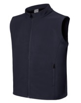 Mens Softshell Vest-Navy LHB E-1047 / Back DTF / RHB Velcro 