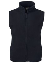 Mens Polar Fleece Vest-Navy LHB E-1047 / Back E-1187 / RHB Velcro 